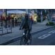 Abus Hyban 2.0 LED signal black matt m. indbygget led lys - Cykelhjelm