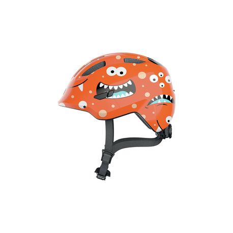 Billede af Abus Smiley 3.0 orange monster - børne cykelhjelm hos eCykelhjelm.dk