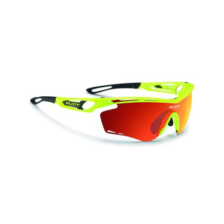 Cykelhjelm Rudy Project Tralyx cykelbrille, Fluo yellow