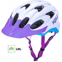 KALI Pace cykelhjelm med LDL, mat hvid/lilla