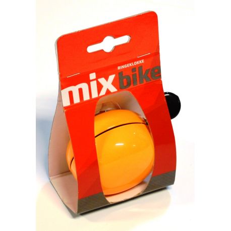 Klokke Ding Dong Orange, 6cm - Ringklokke
